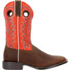 DURANGO® WESTWARD™ DARK HICKORY AND CHILI RED WESTERN BOOTS DDB0399