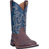 LAREDO HAMILTON 11" WESTERN  BOOTS 7936 / TAN/BLUE