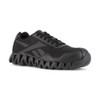 REEBOK ZIG PULSE WORK MEN'S ATHLETIC WORK SHOE BLACK BOOTS RB3019