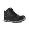 REEBOK SUBLITE CUSHION WORK WOMEN'S ATHLETIC MID-CUT BLACK BOOTS RB142