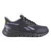 REEBOK FLEX TRAINER WORK ELEVATED EASE ON/OFF WOMEN'S ATHLETIC SHOE INTERNAL MET GUARD BLACK BOOTS RB524