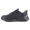REEBOK FLEX TRAINER WORK ELEVATED EASE ON/OFF WOMEN'S ATHLETIC SHOE INTERNAL MET GUARD BLACK BOOTS RB524