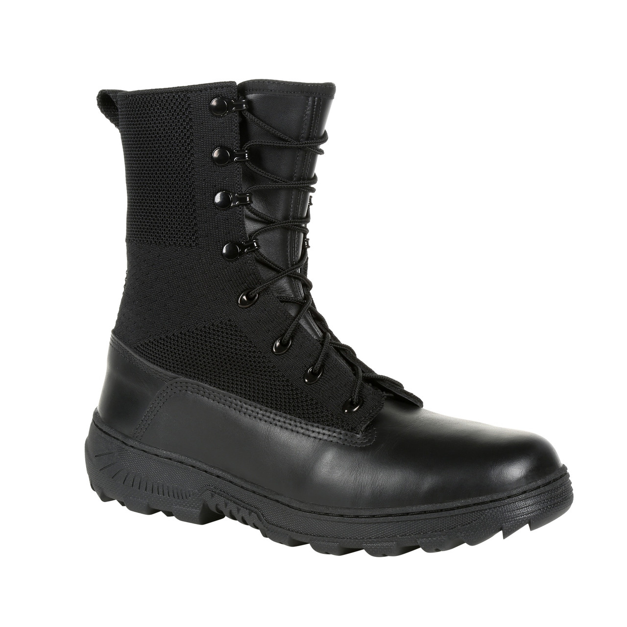 ROCKY HAVOC PUBLIC 8" BLACK SERVICE BOOTS RKD0075 SALE