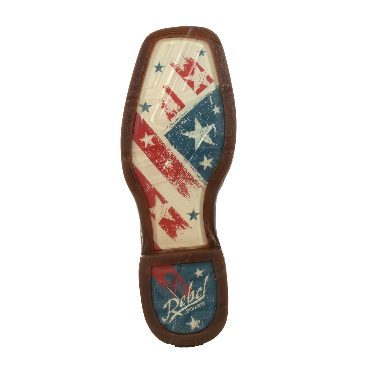 REBEL™ BY DURANGO® 12" DISTRESSED FLAG EMBROIDERY WESTERN BOOTS DDB0312