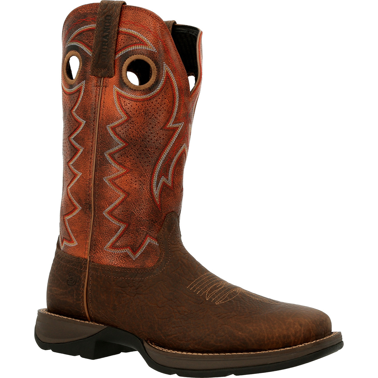 REBEL™ BY DURANGO® 12" BROWN VENTILATED WESTERN BOOTS DDB0327