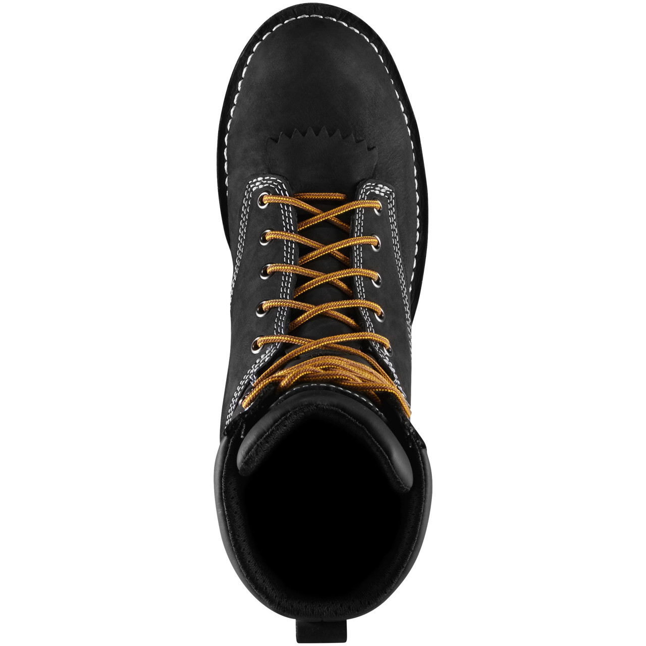 DANNER® LOGGER 8" BLACK WATERPROOF WORK BOOTS 15431