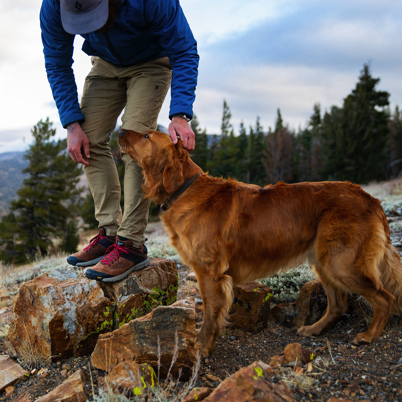 DANNER® TRAIL 2650 3" BROWN/RED OUTDOOR BOOTS 61272