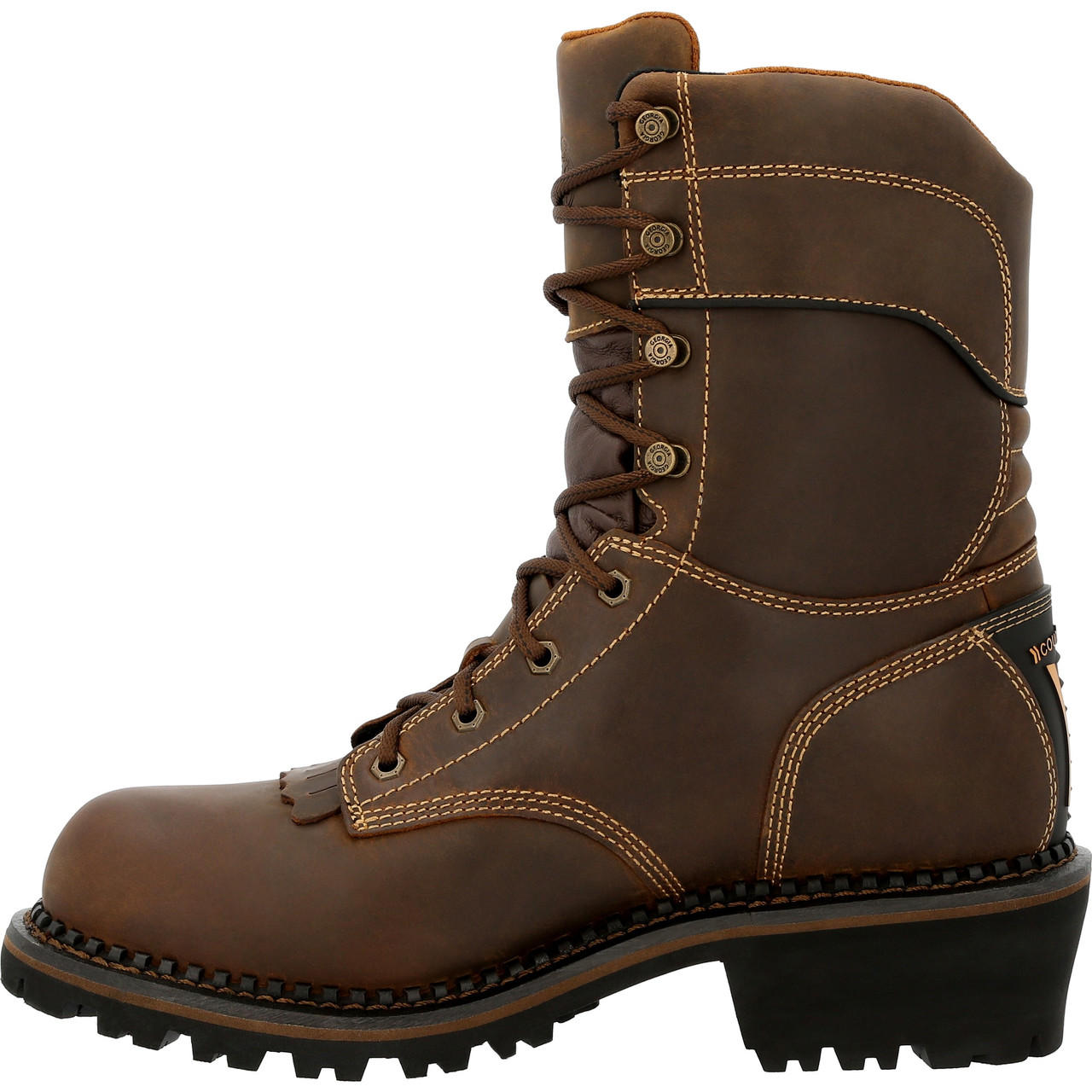insulated logger work boots