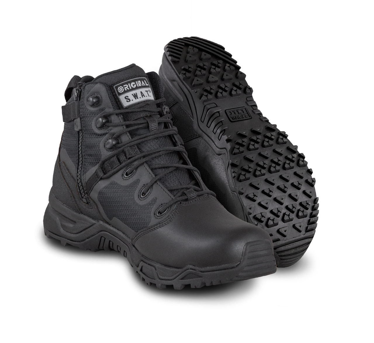 ORIGINAL SWAT ALPHA FURY 6" POLISHABLE TOE SZ BOOTS 176301