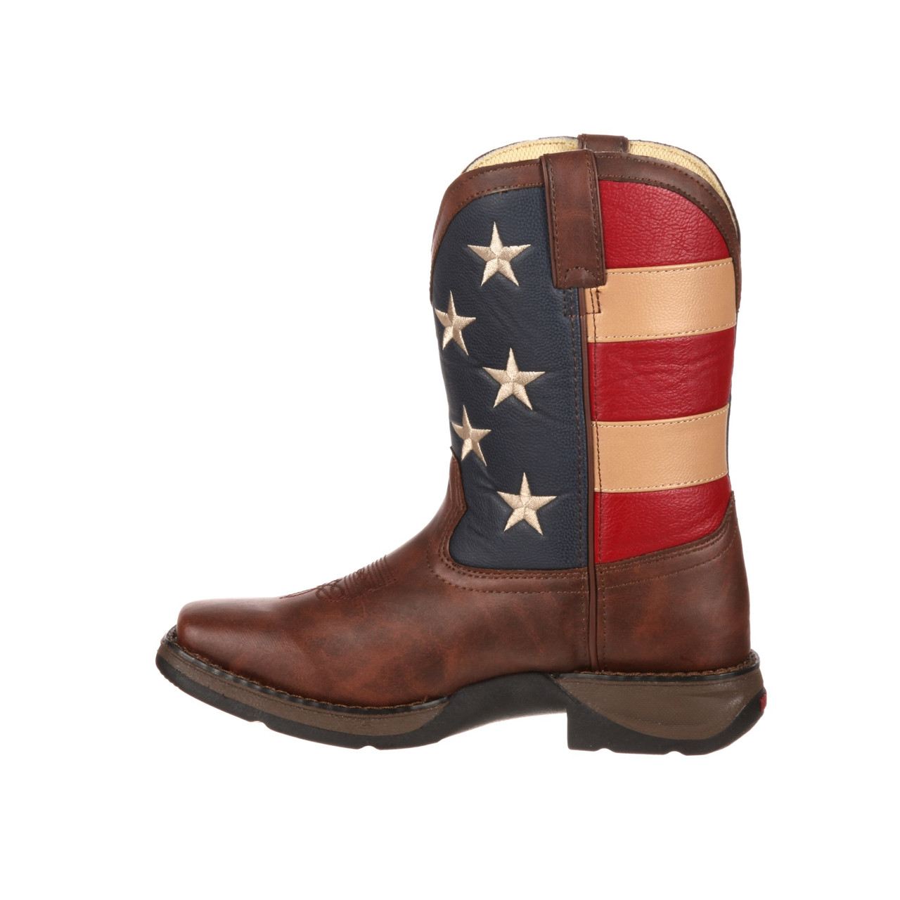 LIL' DURANGO KID'S PATRIOTIC WESTERN FLAG BOOTS BT245