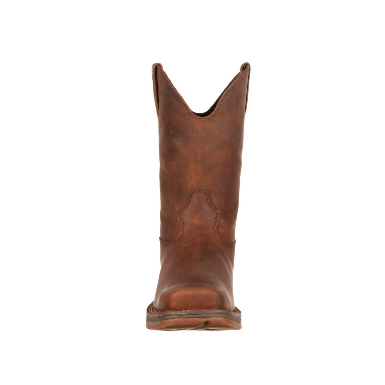 REBEL BY DURANGO BROWN PULL-ON WESTERN BOOTS DB5444