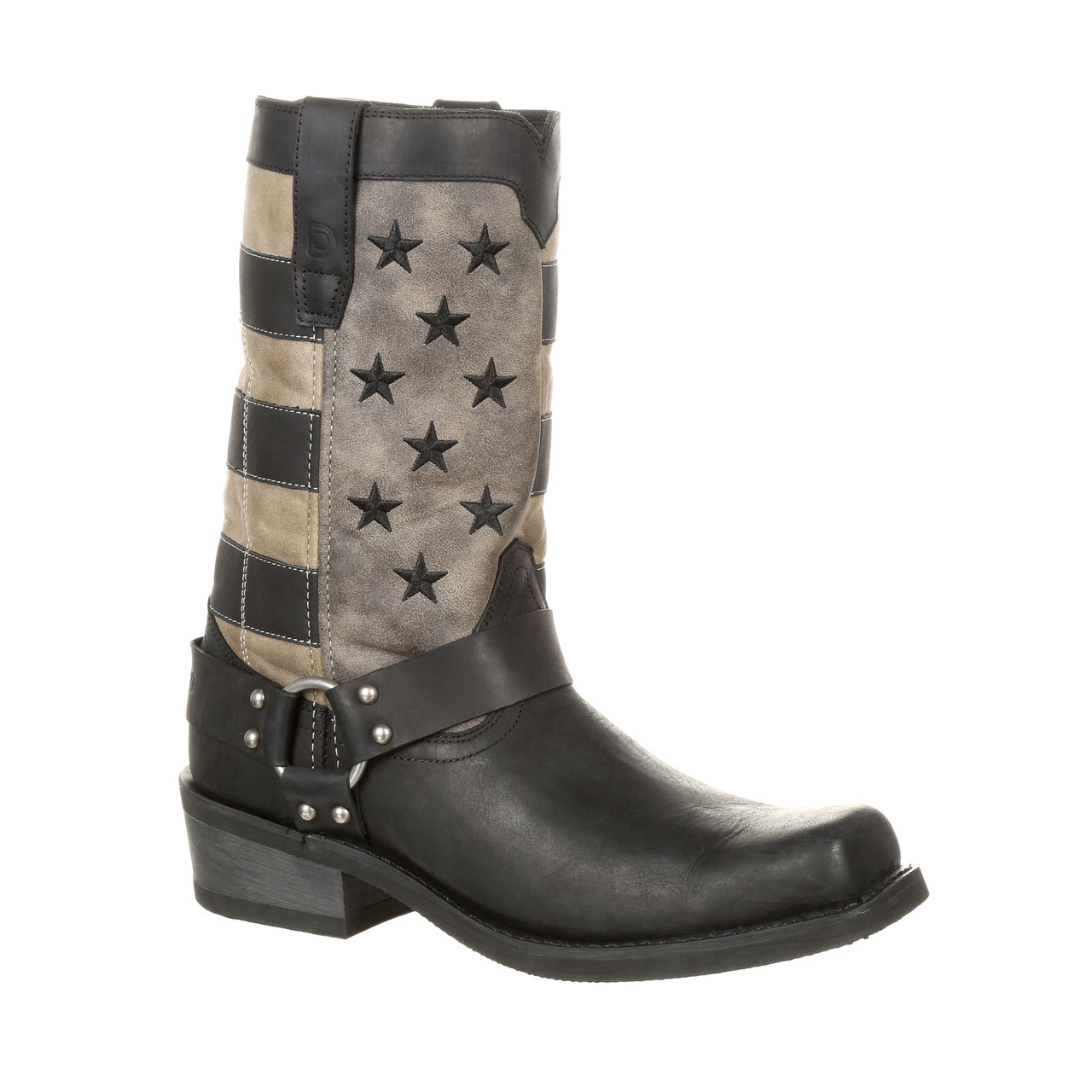 DURANGO BLACK FADED FLAG 11" HARNESS BOOTS DDB0141