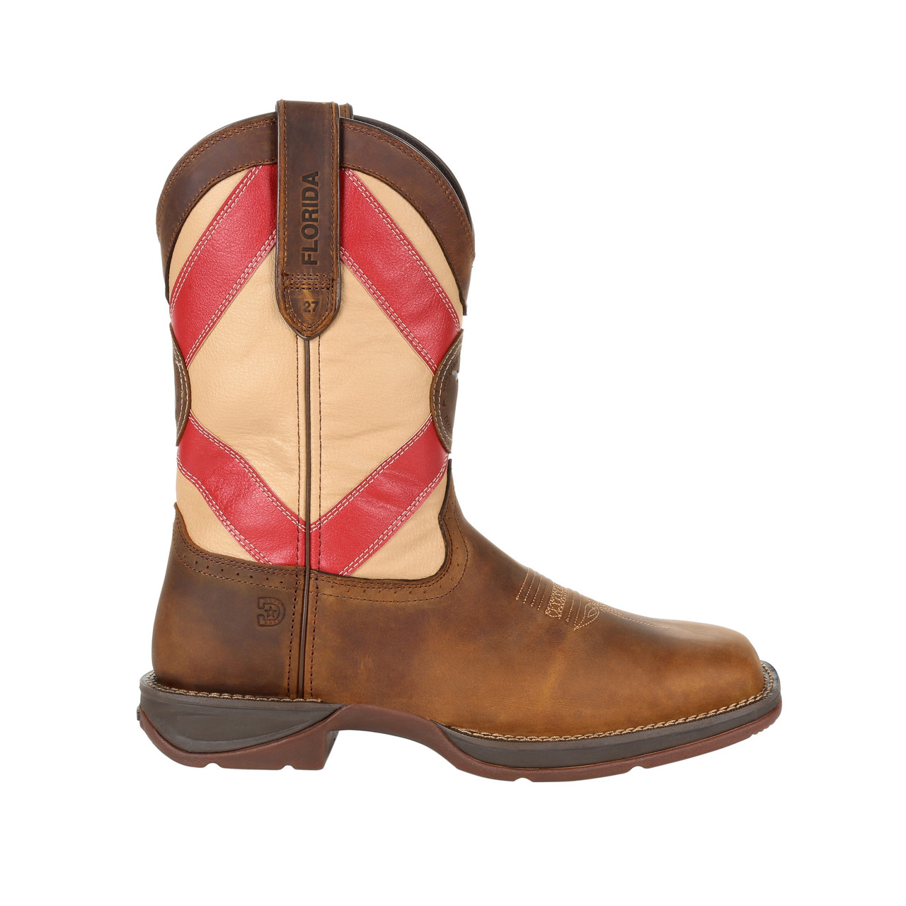 REBEL BY DURANGO FLORIDA STATE FLAG 11" WESTERN BOOTS DDB0233