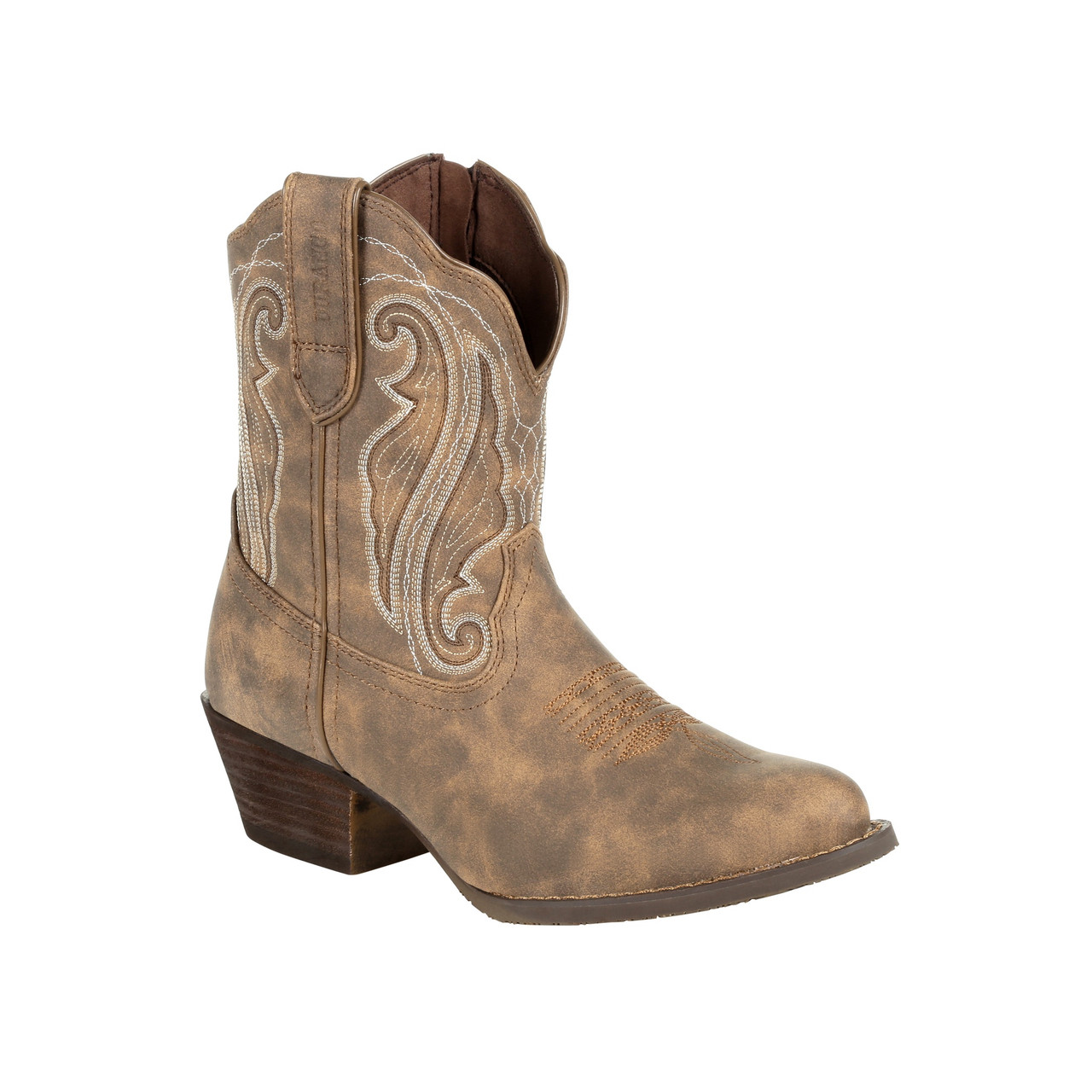 CRUSH BY DURANGO 8" WOMEN'S DISTRESSED SHORTIE WESTERN BOOTS DRD0372