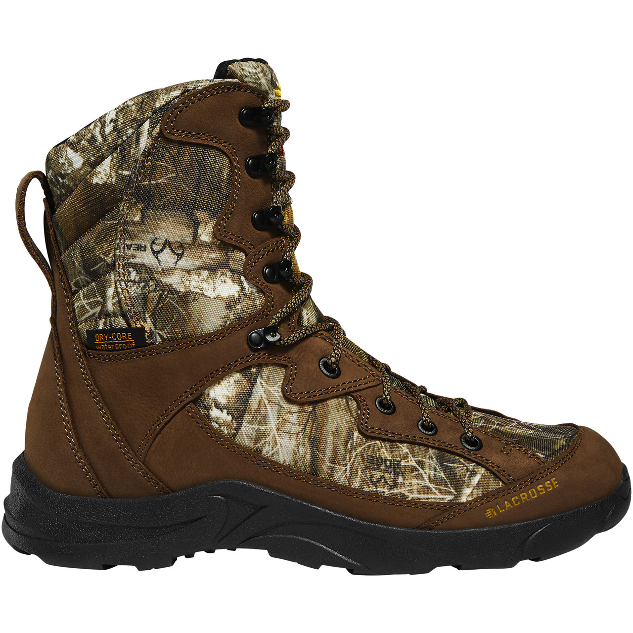 LACROSSE CLEAR SHOT 8" REALTREE EDGE 800G HUNT BOOTS 542162