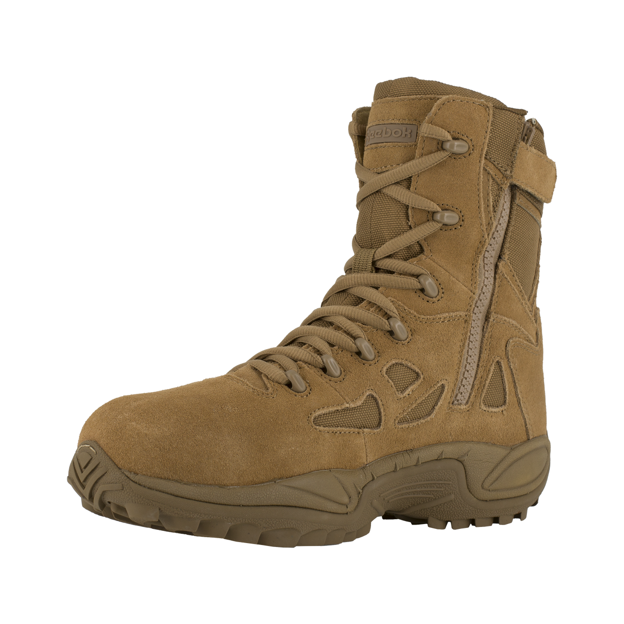 REEBOK COYOTE 8" STEALTH BOOT SIDE ZIP COMP TOE BOOTS RB8850