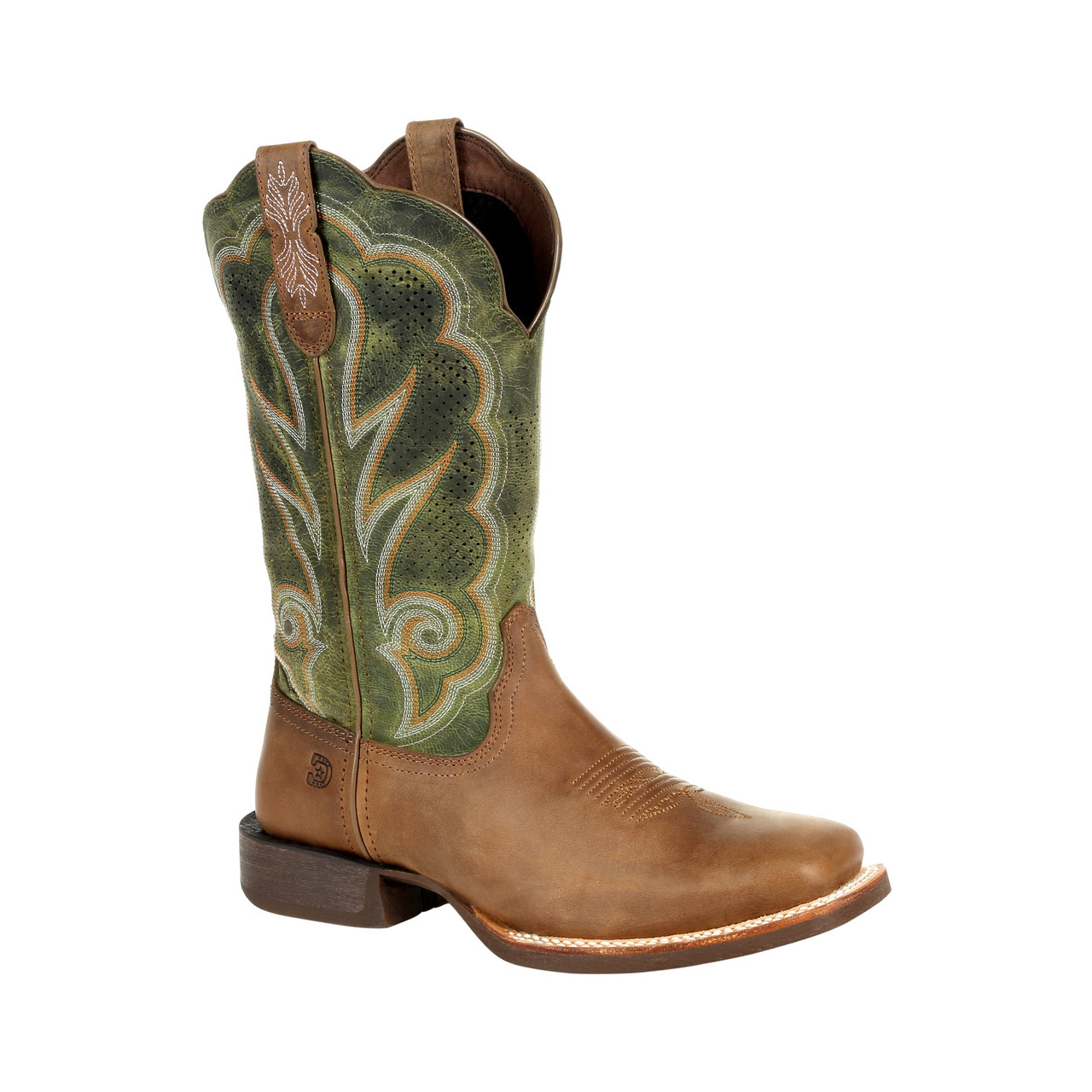 DURANGO® LADY REBEL PRO™ WOMEN'S VENTILATED OLIVE WESTERN BOOTS DRD0378