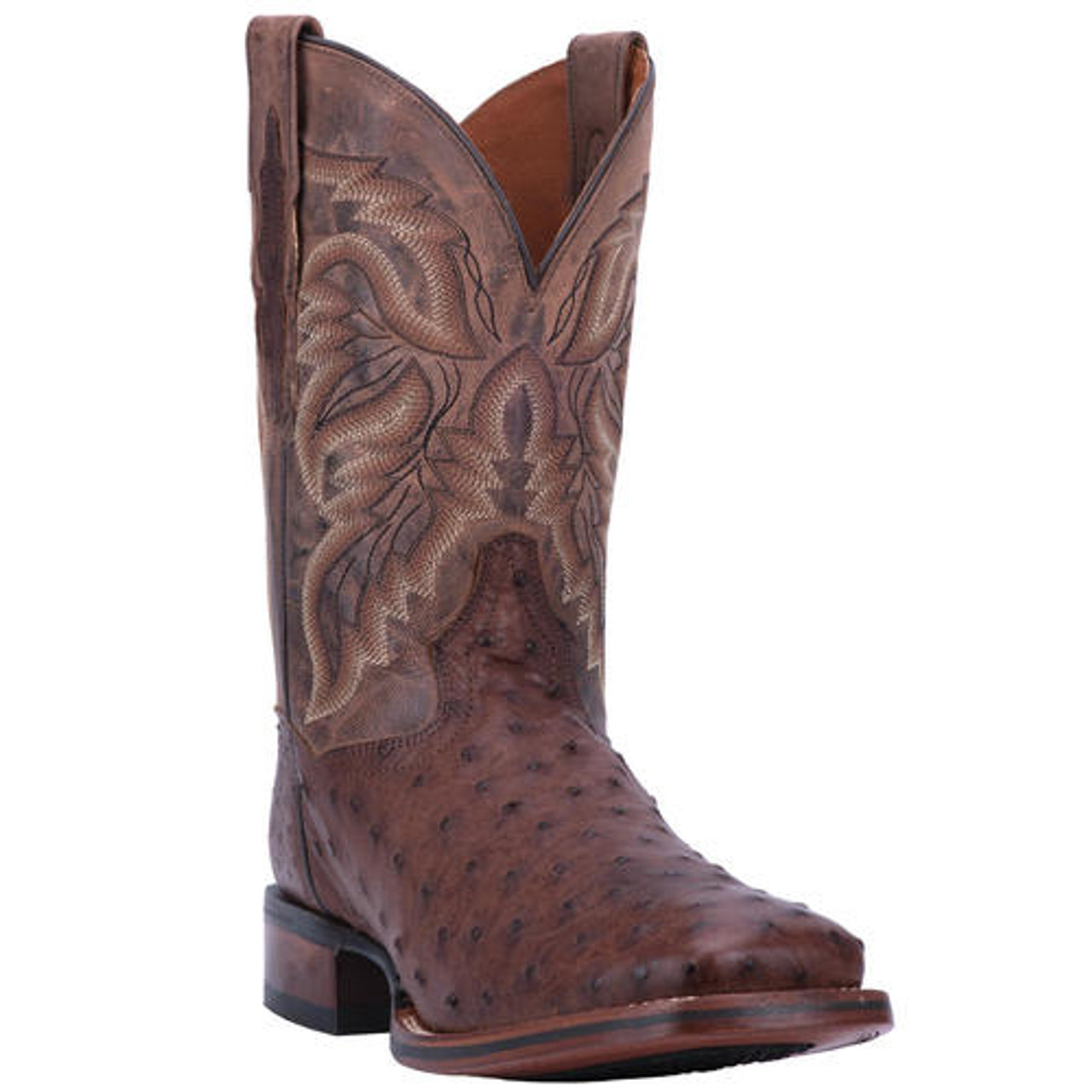 DAN POST ALAMOSA FULL QUILL OSTRICH BOOTS DP3875