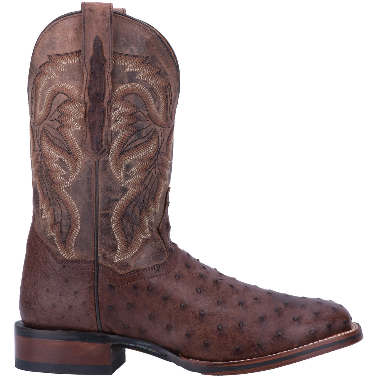 DAN POST ALAMOSA FULL QUILL OSTRICH BOOTS DP3875