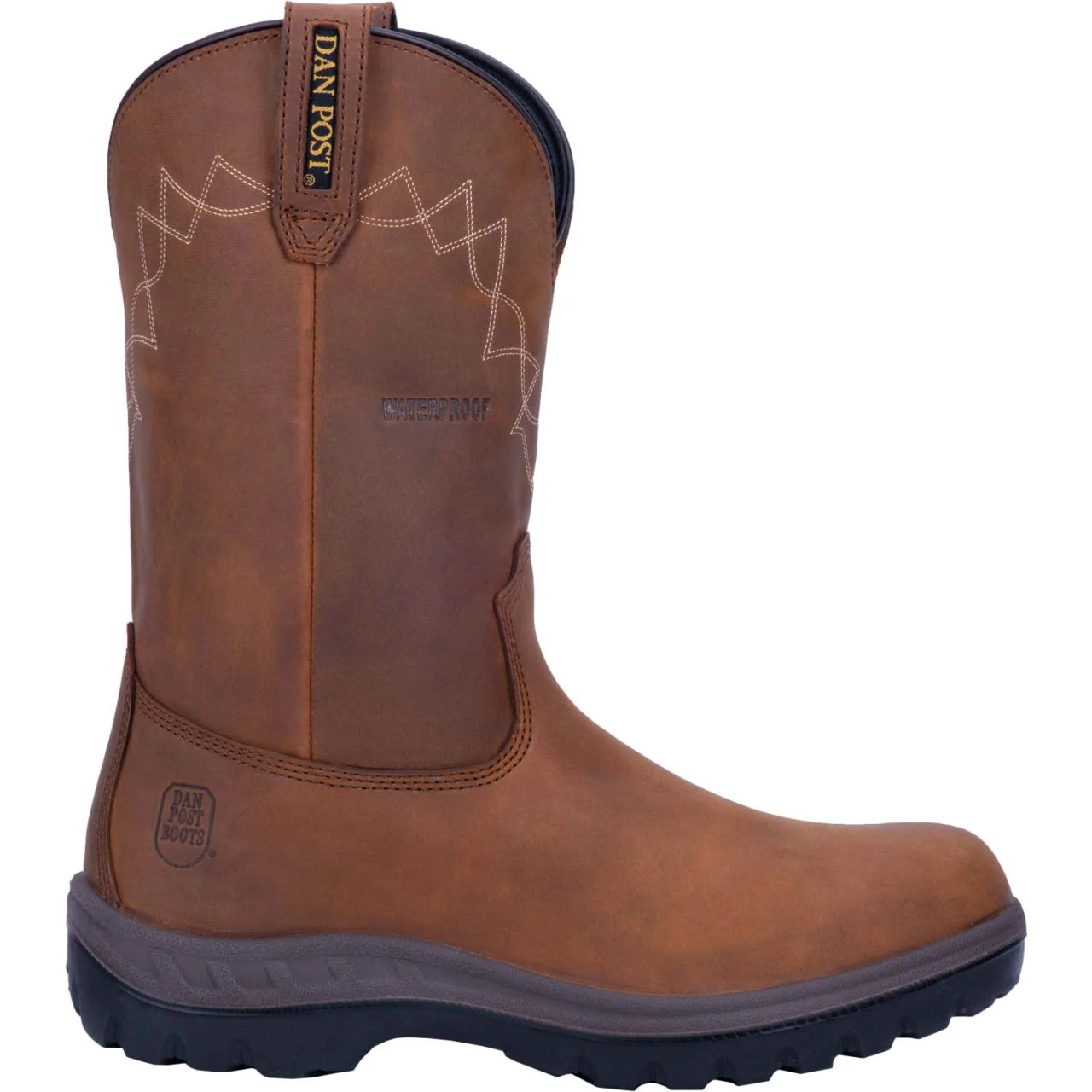 DAN POST CUMMINS STEEL TOE 11" WATERPROOF WELLINGTON WORK BOOTS DP62904