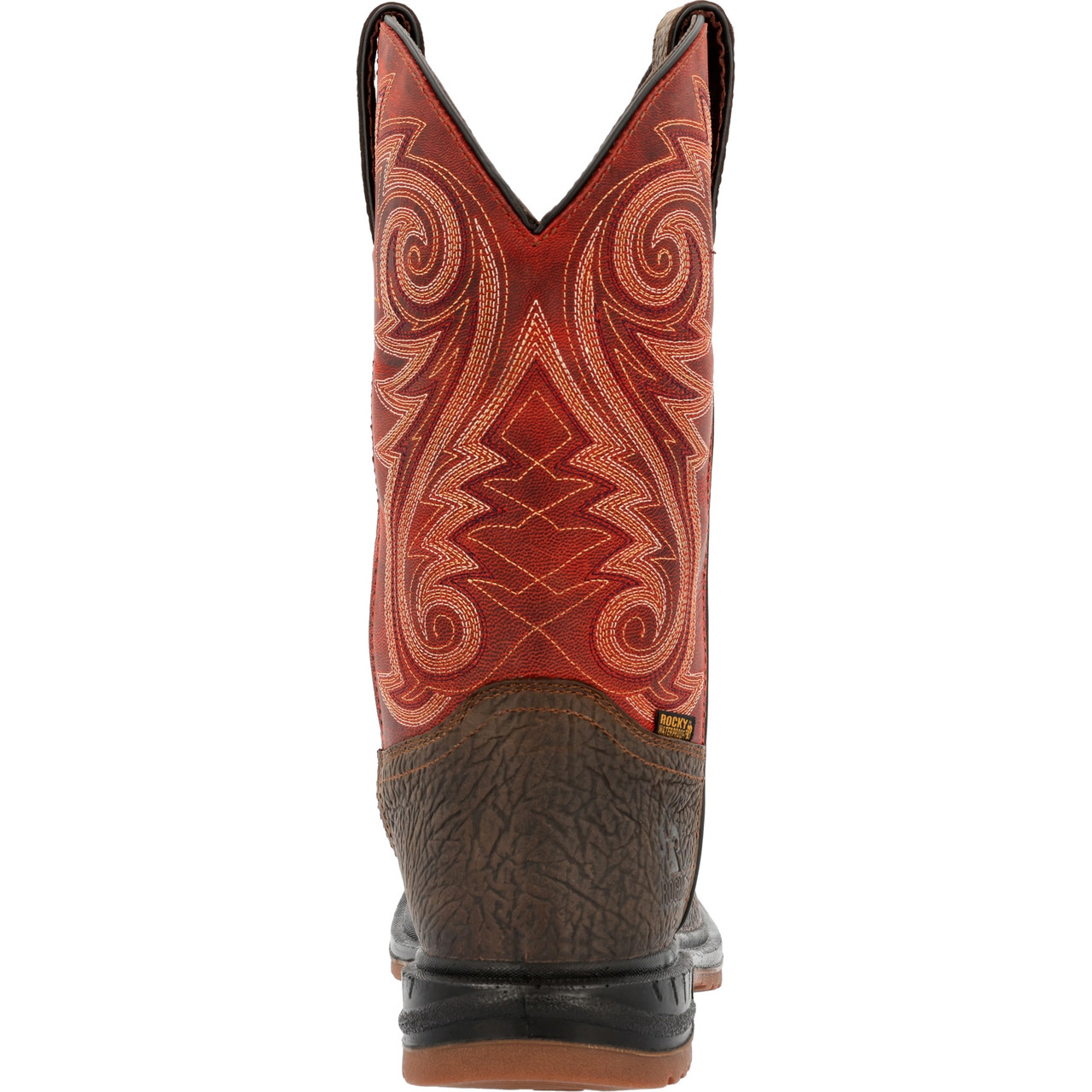 ROCKY WORKSMART 11" COMPOSITE TOE WATERPROOF WESTERN BOOTS RKW0385