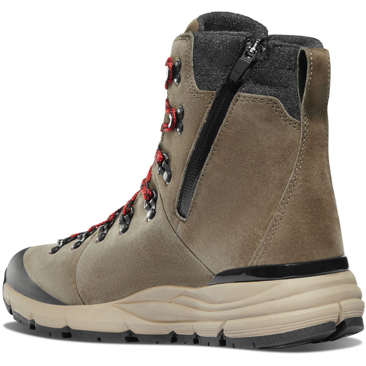 DANNER® ARCTIC 600 SIDE-ZIP 7" BROWN/RED 200G OUTDOOR BOOTS 67338