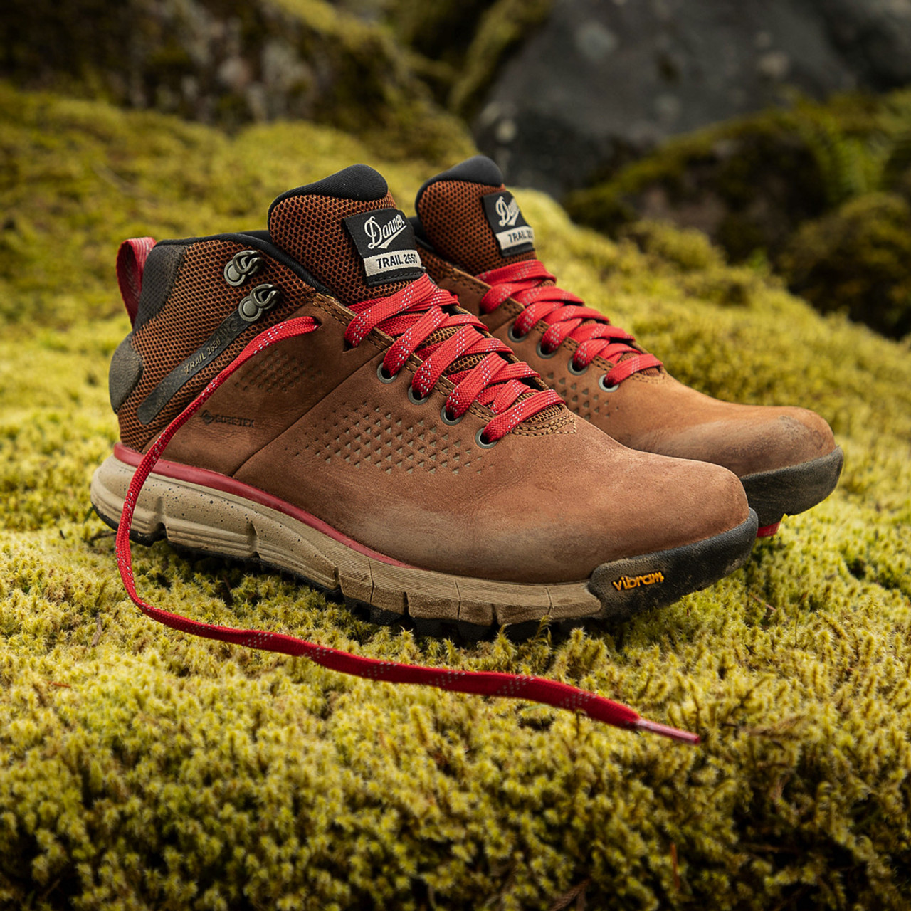 DANNER® TRAIL 2650 MID GTX 4" BROWN/RED OUTDOOR BOOTS 61249