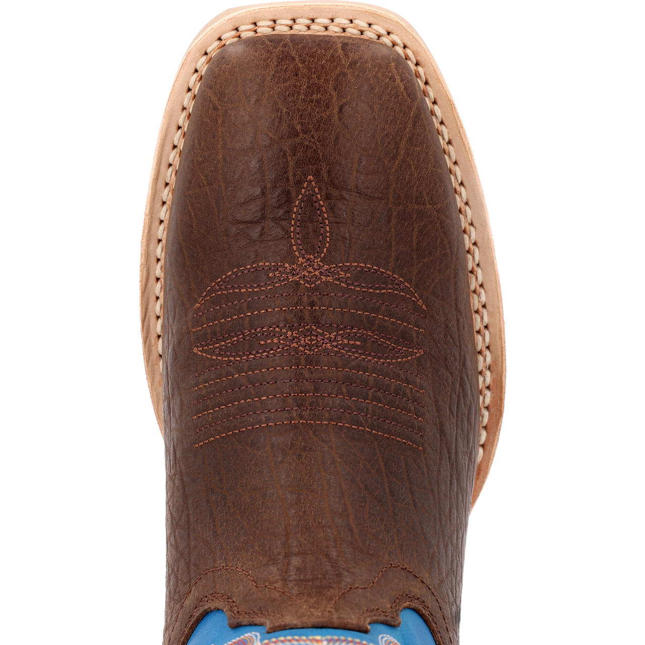 DURANGO® REBEL PRO™ BAY BROWN AND BRILLIANT BLUE WESTERN BOOTS DDB0421