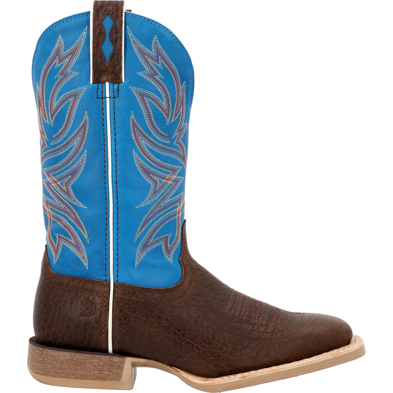 DURANGO® REBEL PRO™ BAY BROWN AND BRILLIANT BLUE WESTERN BOOTS DDB0421