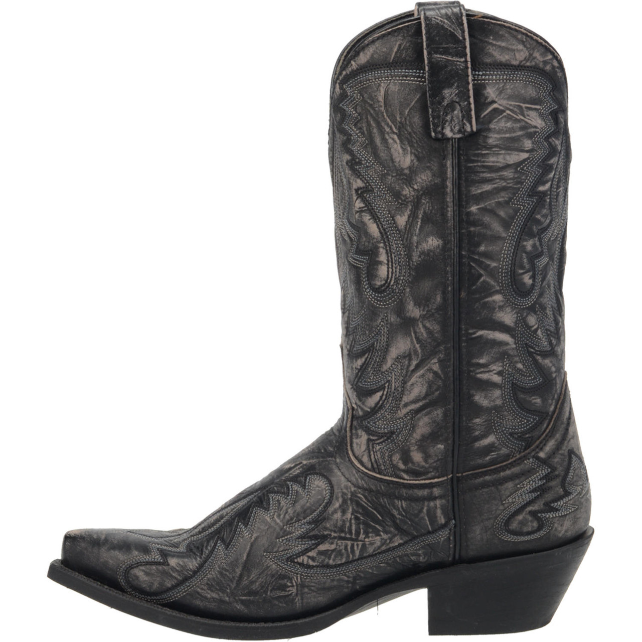 LAREDO GARRETT 12" LEATHER WESTERN COWBOY BOOTS 68407