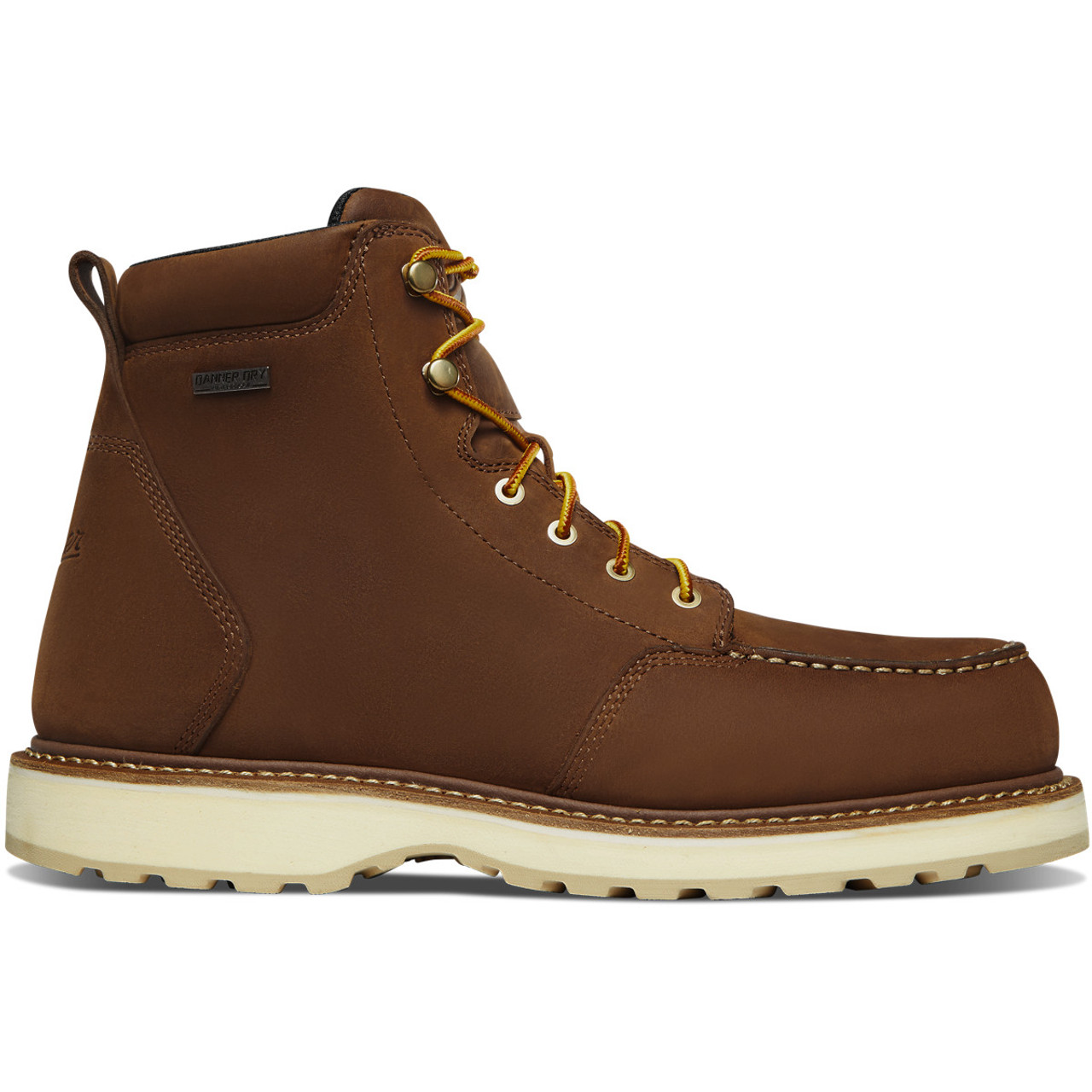 DANNER® CEDAR RIVER 6" BROWN ALUMINUM TOE WORK BOOTS 14301