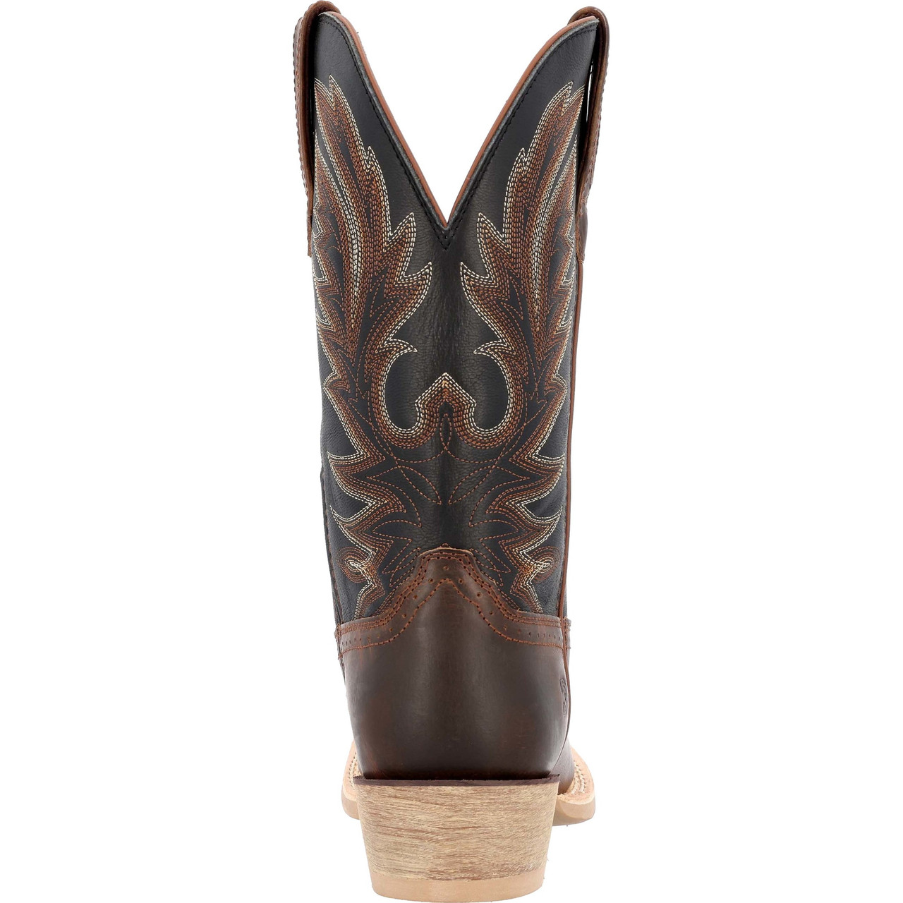 DURANGO REBEL PRO LIVER CHESTNUT BLACK WESTERN BOOTS DDB0419