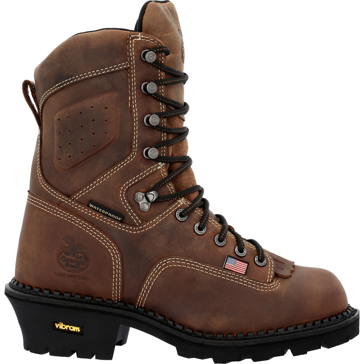 GEORGIA BOOT USA LOGGER WATERPROOF WORK BOOTS GB00539 - SALE