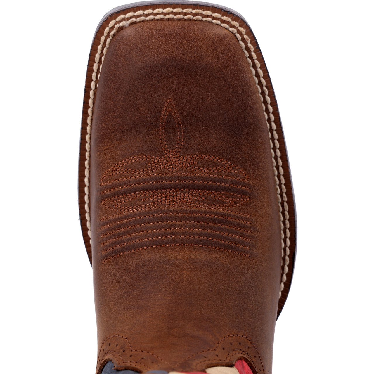 DURANGO® SADDLEBROOK™ BROWN UNION FLAG WESTERN BOOTS DDB0446