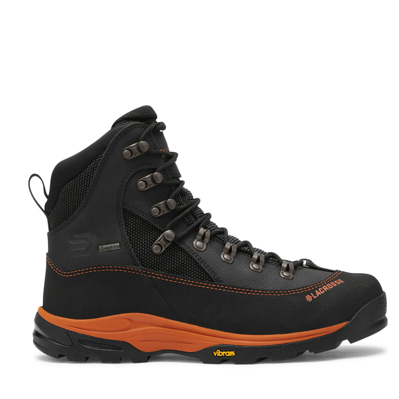 LACROSSE URSA MS 7" GUNMETAL/ORANGE GTX HUNT BOOTS 533610