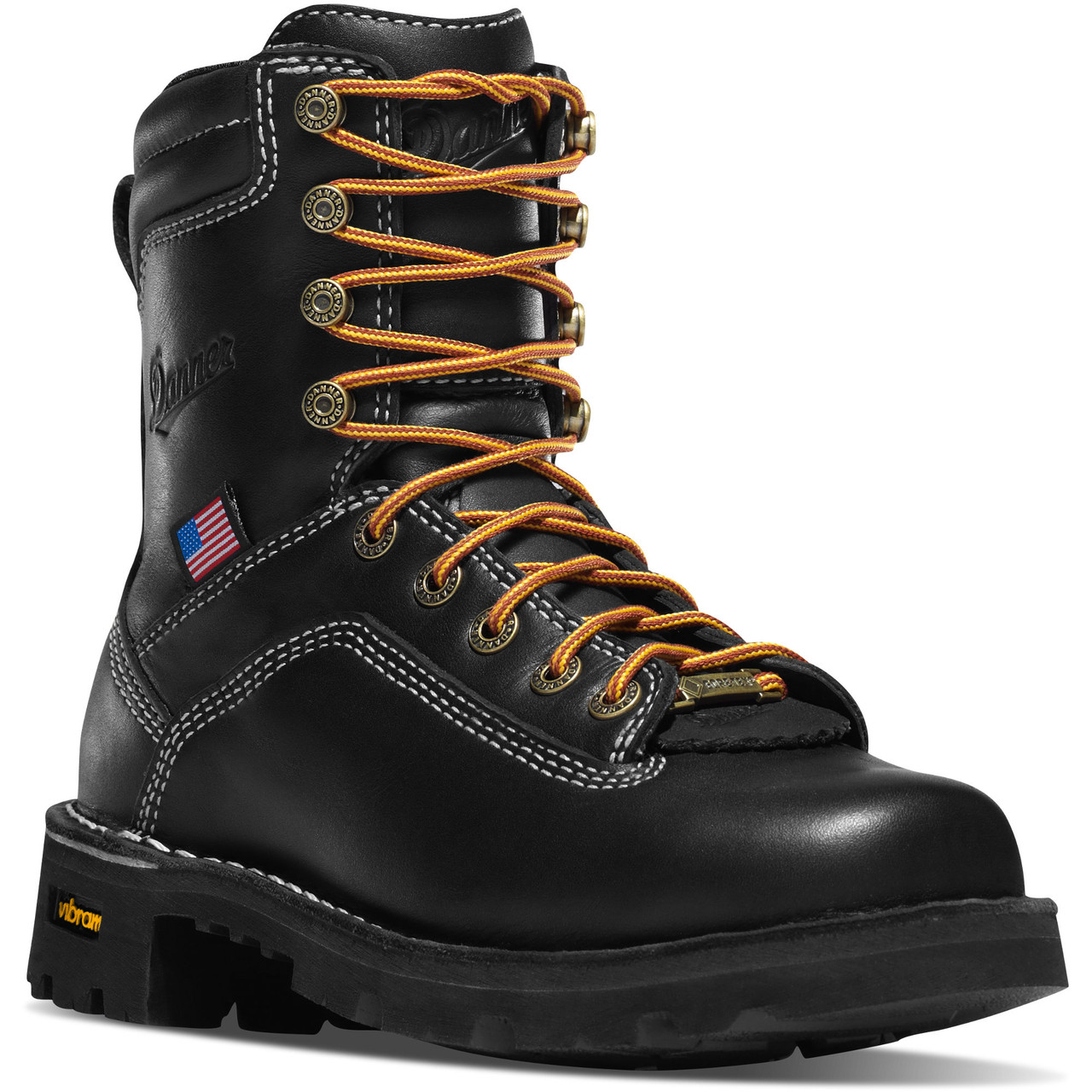 DANNER® QUARRY USA WOMEN'S SIZING BLACK WORK BOOTS 17323