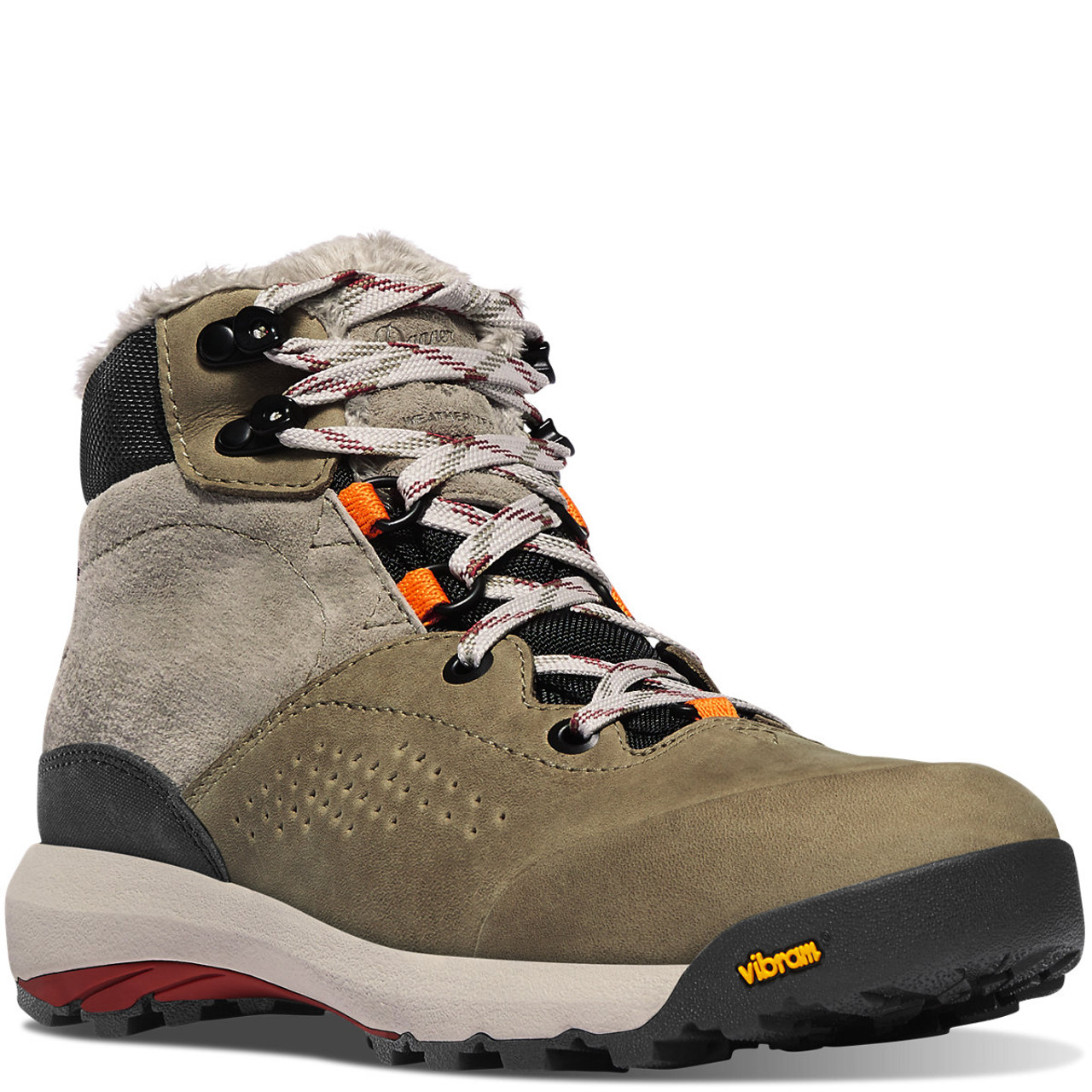 DANNER® INQUIRE MID INSULATED WOMEN'S SIZING HAZELWOOD/TANGERINE/RED LIFESTYLE BOOTS 64571