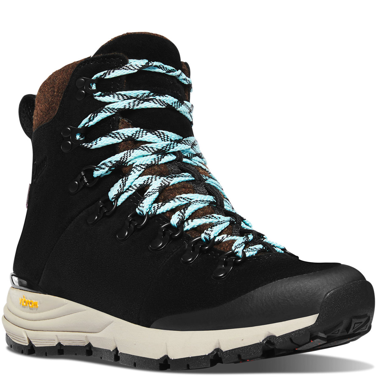 DANNER® ARCTIC 600 SIDE-ZIP WOMEN'S 7" BLACK/SPARK BLUE 200G HIKE BOOTS 67340