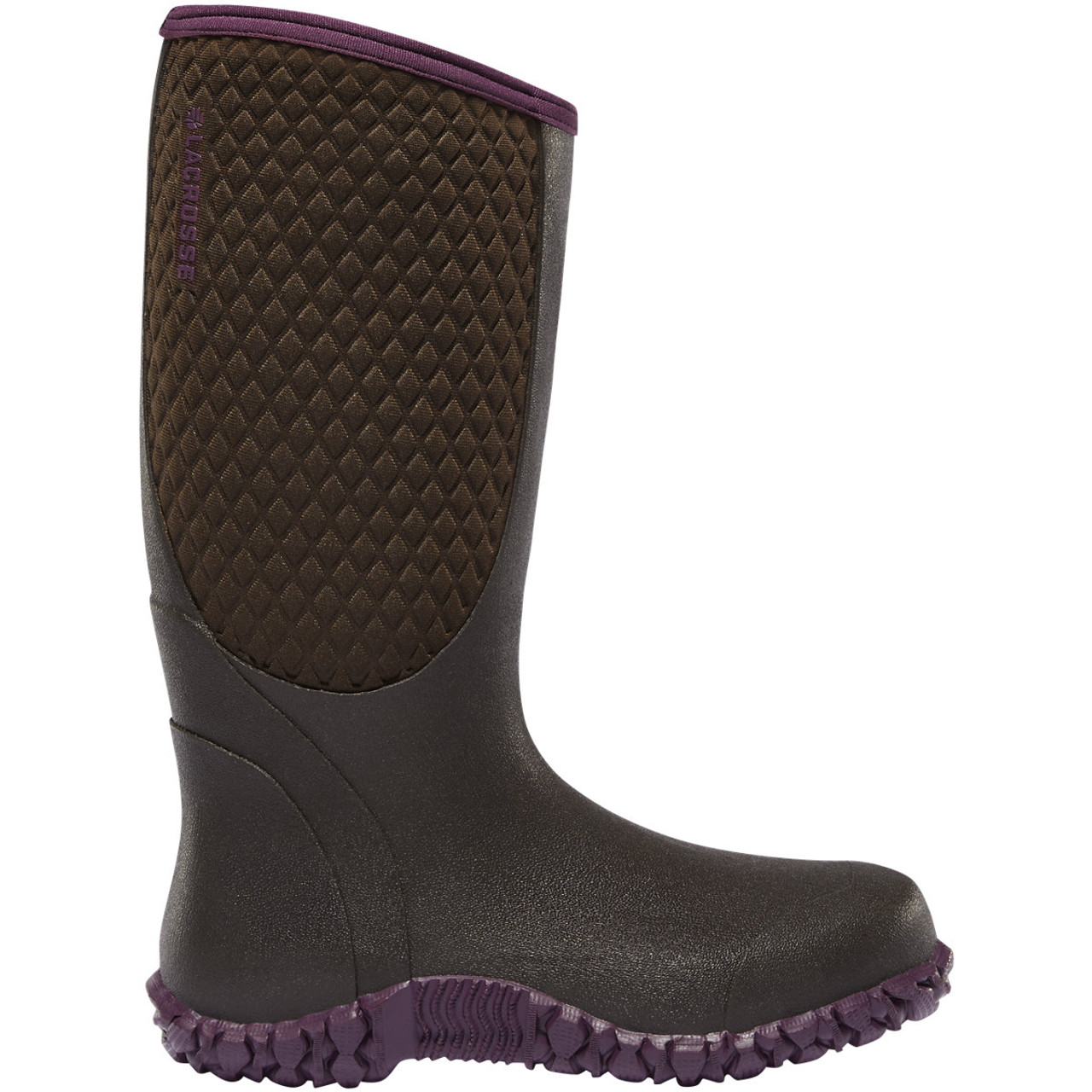 LACROSSE ALPHA LITE WOMEN'S CHOCOLATE/PLUM 5.0MM UTILITY BOOTS 610032