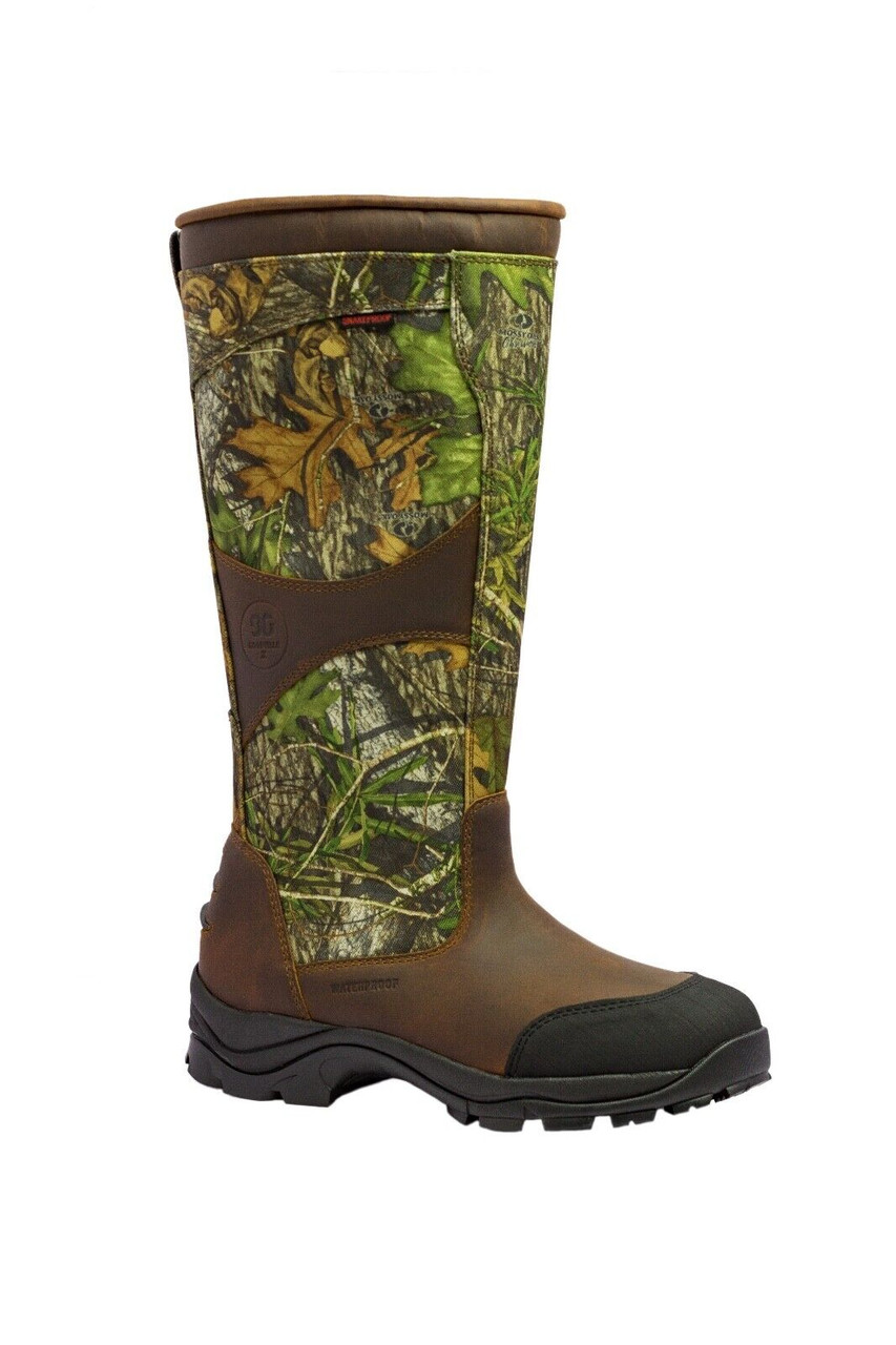 GOODVILLE PREYMASTER 17" MOSSY OAK OBSESSION WATERPROOF KNEE SNAKE-PROOF BOOTS SN104