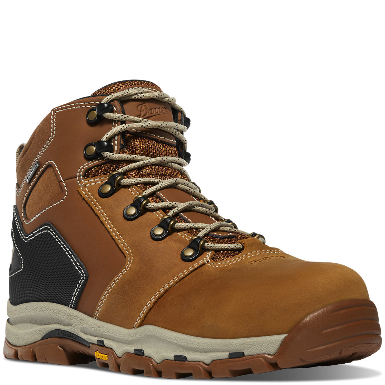 DANNER® VICIOUS MEN'S  4.5" TAN/BLACK COMPOSITE TOE (NMT) WORK BOOTS 13886