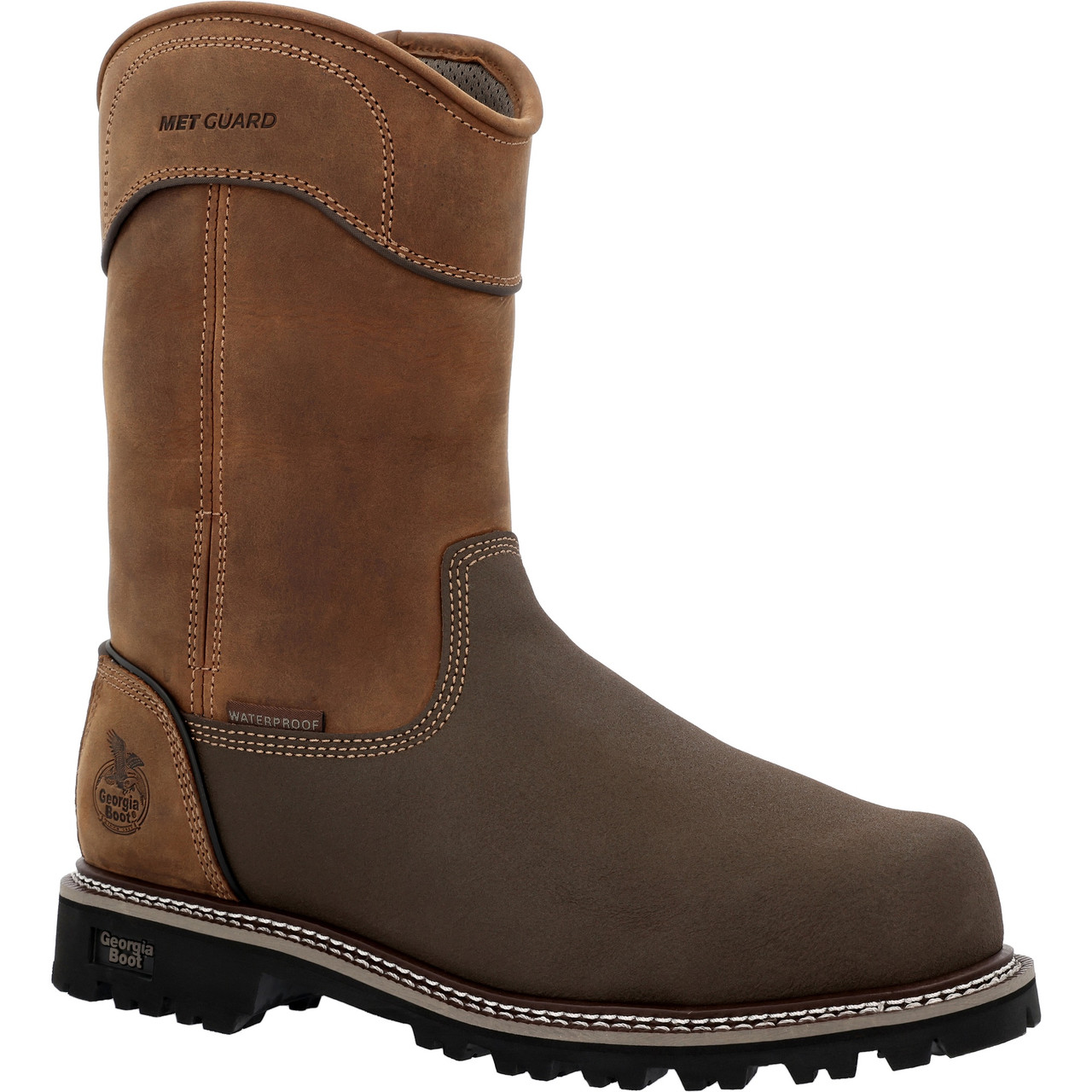 Georgia Boot Brute Met Guard Arbeitsstiefel Für Herren – Wasserdicht, Mit Verbund-Zehenkappe, Größe 27,9 Cm