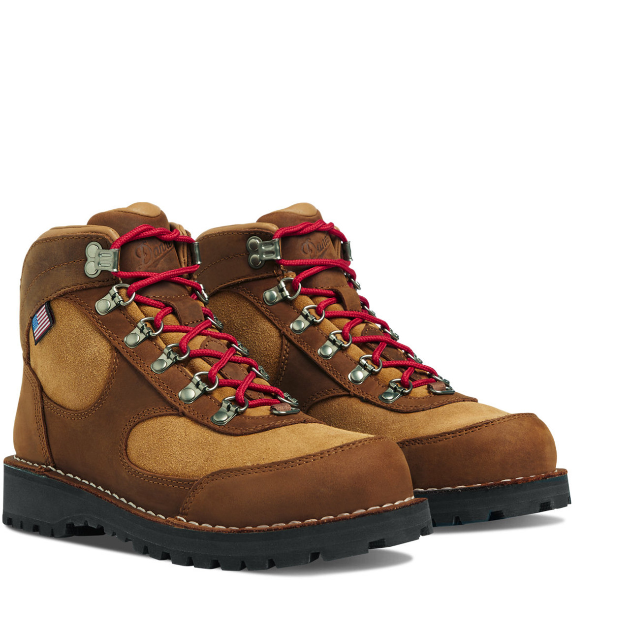 DANNER® CASCADE CREST WOMEN'S  GRIZZLY BROWN/RHODO RED HIKE BOOTS 60431