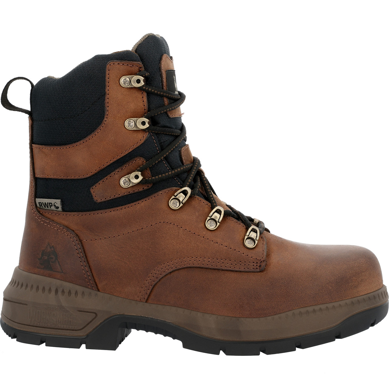 ROCKY WORKSMART 8” COMPOSITE TOE WORK BOOTS RKK0459 ROCKY WORKSMART 8” COMPOSITE TOE WORK BOOTS RKK0459