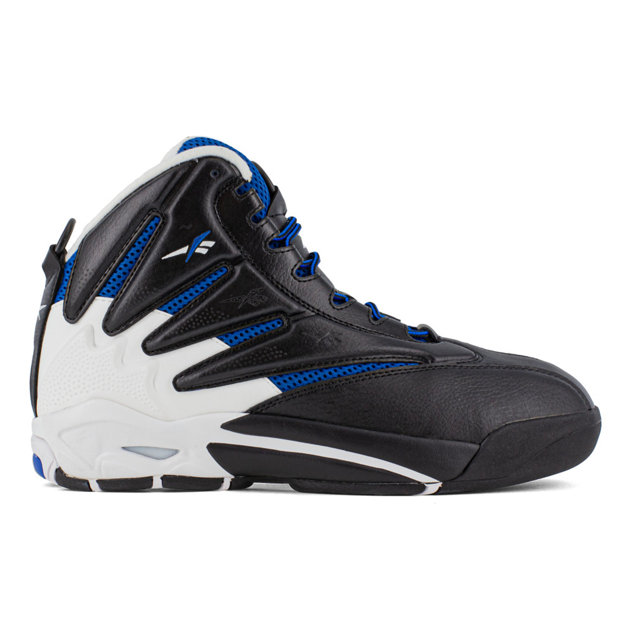 REEBOK THE BLAST WORK MEN'S HIGH TOP SNEAKER BLACK/WHITE/BLUE BOOTS RB9403