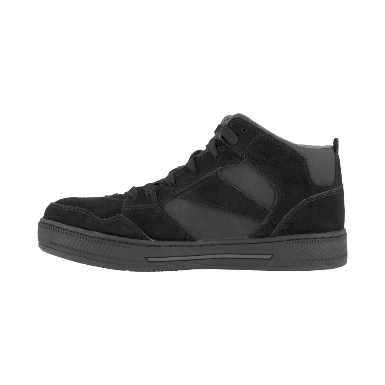 REEBOK DAYOD WOMEN'S SKATEBOARD WORK HIGH-TOP BLACK BOOTS RB173