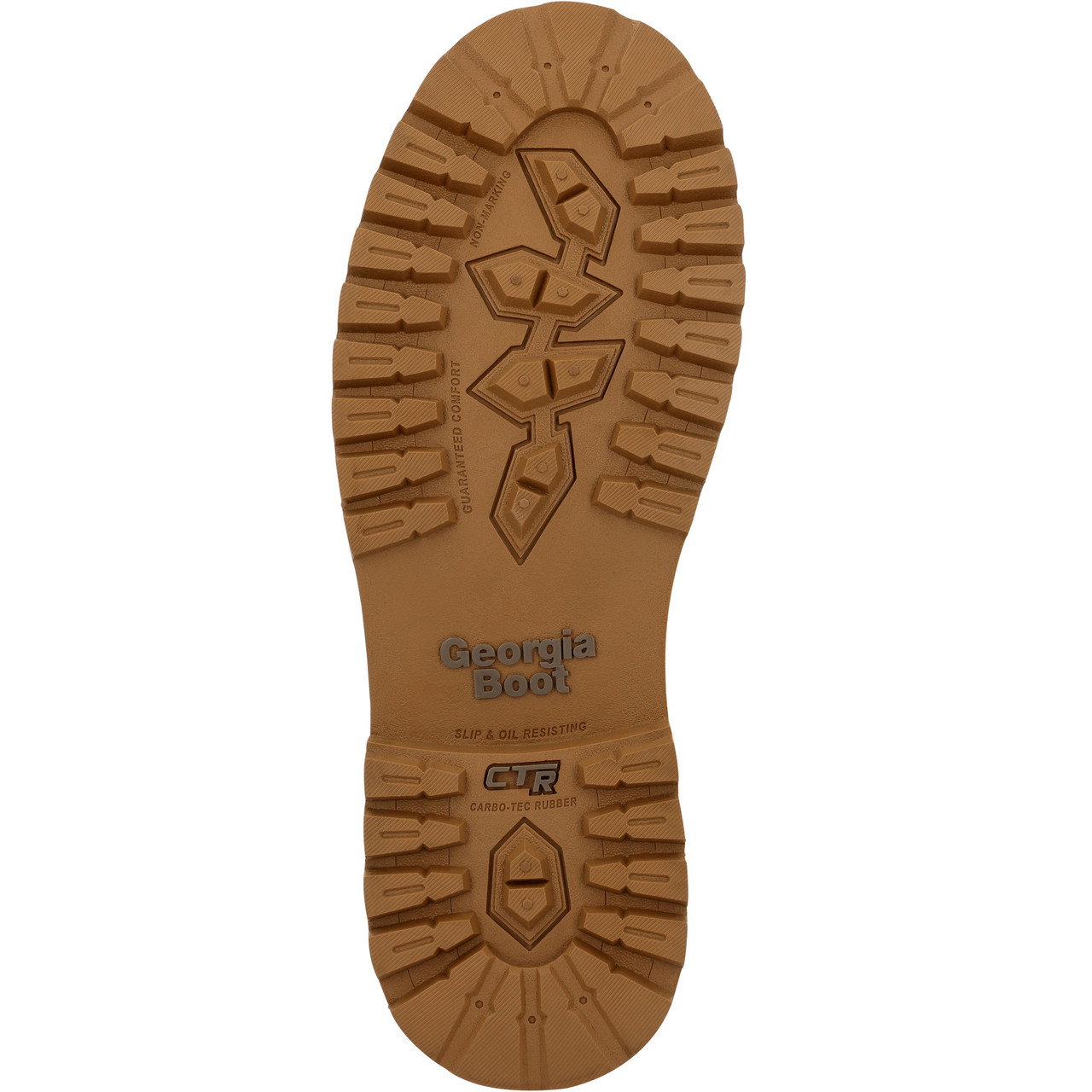 Georgia Boot Core 37 - Stivali Da Lavoro Impermeabili Con Puntale In Acciaio, Pelle Pieno Fiore, Suola Carbo-Tec Antiscivolo, Marroni, Taglia Uomo