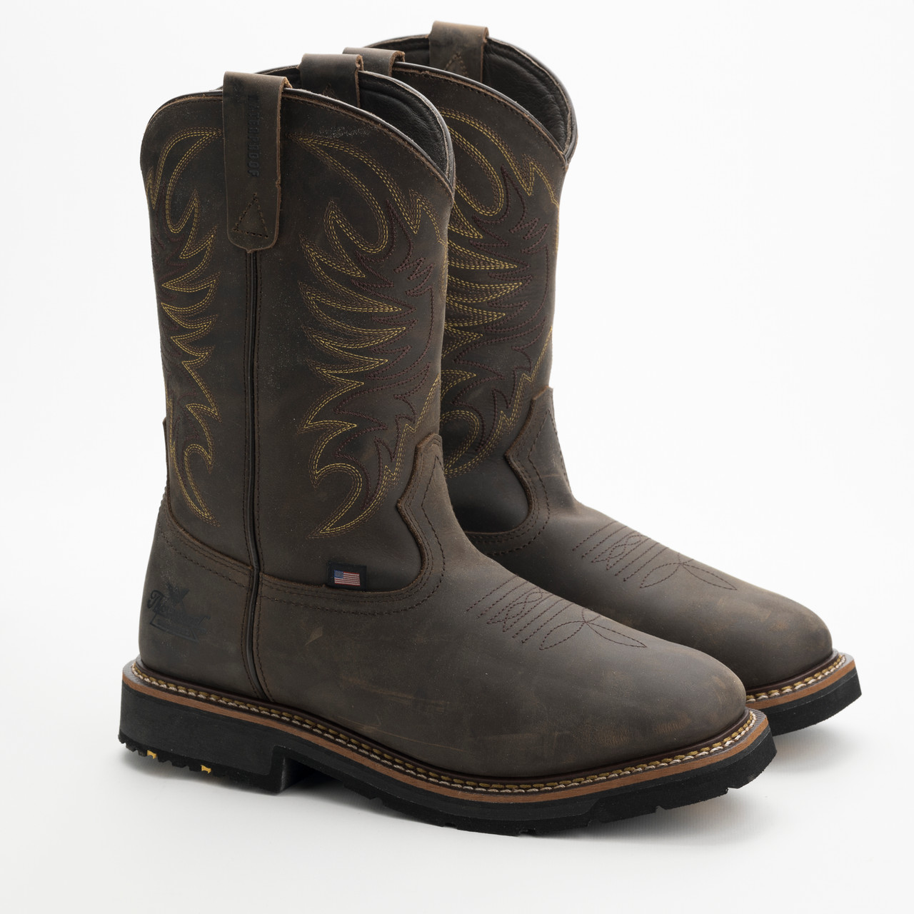 THOROGOOD WESTERN WORK WATERPROOF CRAZY HORSE 11″ WORK BOOTS 814-4337