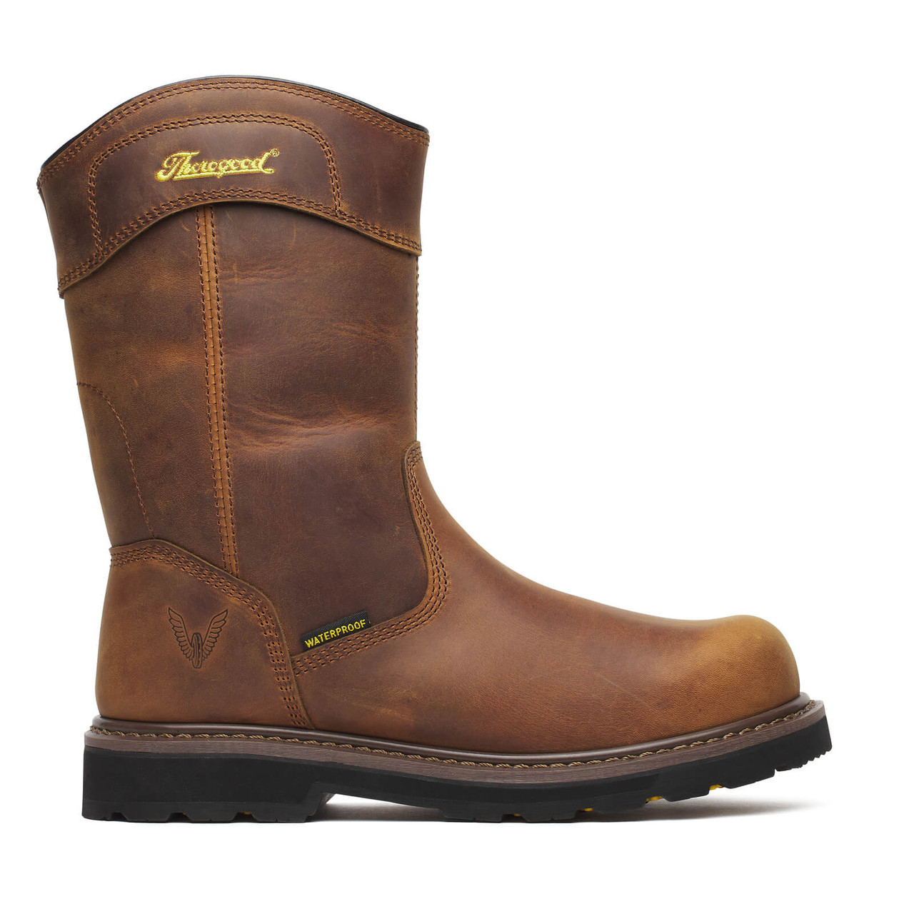 THOROGOOD JOBSITE SERIES 11″ CRAZY HORSE WATERPROOF SAFETY TOE BOOTS 804-4343