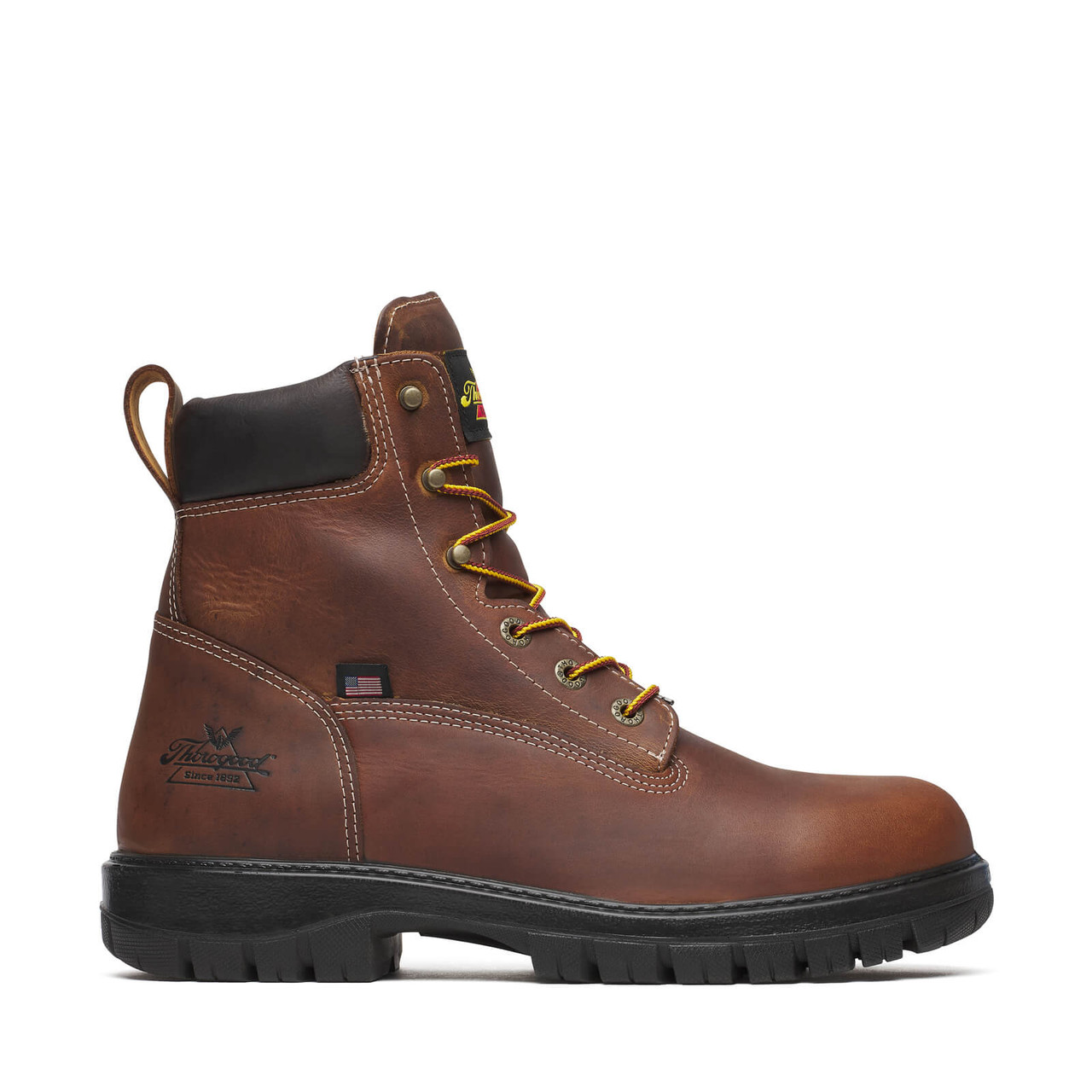 THOROGOOD GENESIS SERIES 6″ BOURBON ROUND TOE WORK BOOTS 814-4151